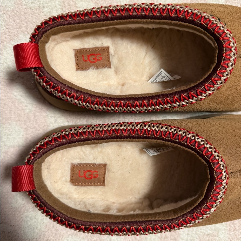 NEW Women’s UGG Tazz II Platform Slide On Slippers - Chestnut- Size 11 - Picture 6 of 8
